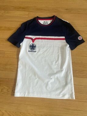 Soccer World Cup Euro 2020 FRANCE UEFA FIFA Mens S White Tee Shirt NEW NWOT